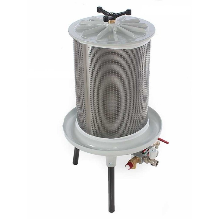 PEW20 hydraulinen hedelmäpuristin, 20 l, ruostumaton teräs