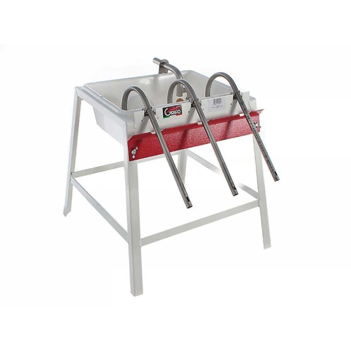 Grifo 3 attacchi manuaalinen pullotuskone, 3 ruostumatonta suutinta, 250 pulloa/h
