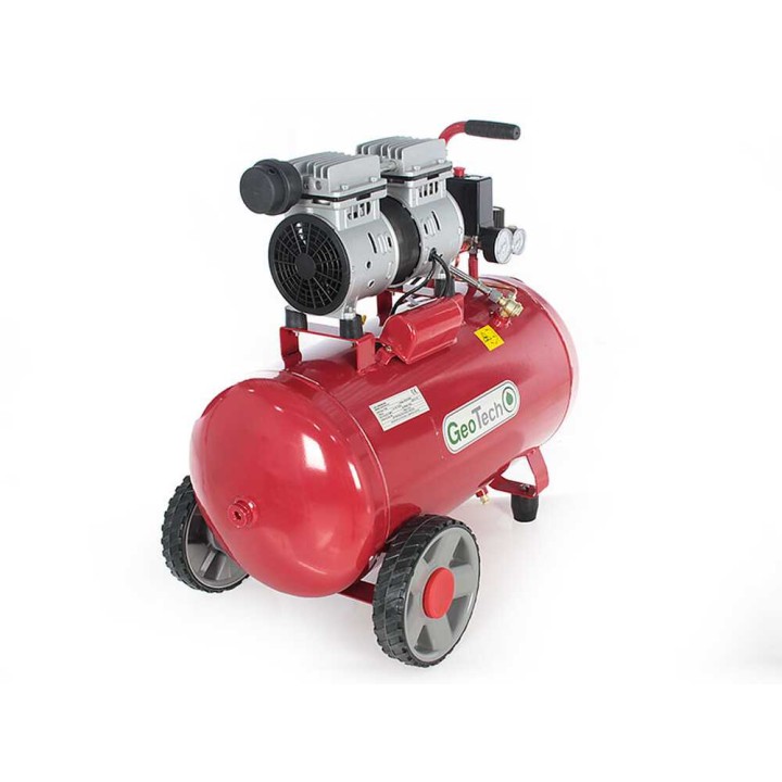 GeoTech S-AC 50.8.10 öljytön kompressori, 50 l, 1 HP, 8 bar