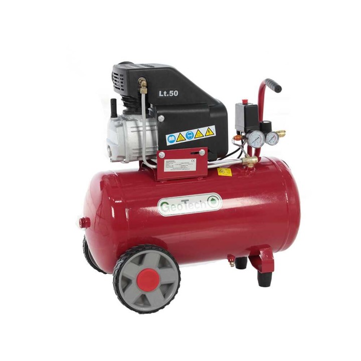 GeoTech AC 50.8.20 sähkökompressori, 50 l, 2 HP, 8 bar, 230 V