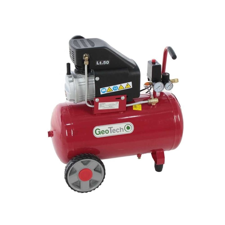 GeoTech AC 50.8.20 sähkökompressori, 50 l, 2 HP, 8 bar, 230 V