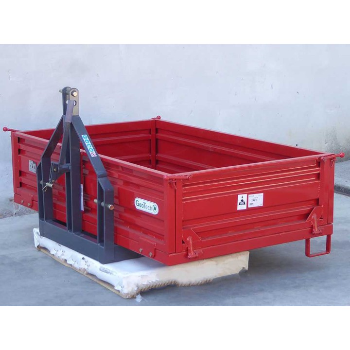 GeoTech TRP 180 traktorin kuljetuslava, 700 kg, 180 cm, manuaalinen kippaus