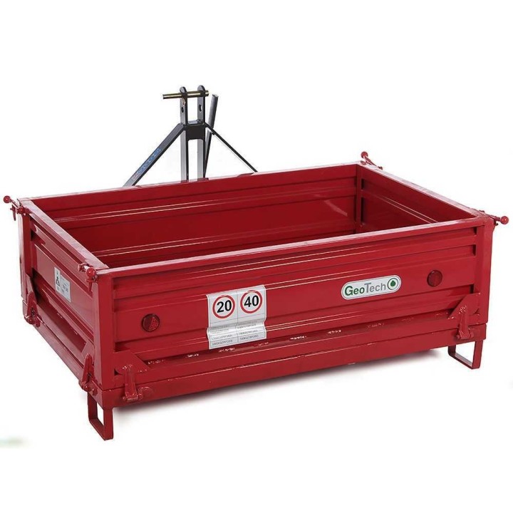 GeoTech TRP 160 kippaava kuljetuslava traktoriin, 600 kg, 160 cm