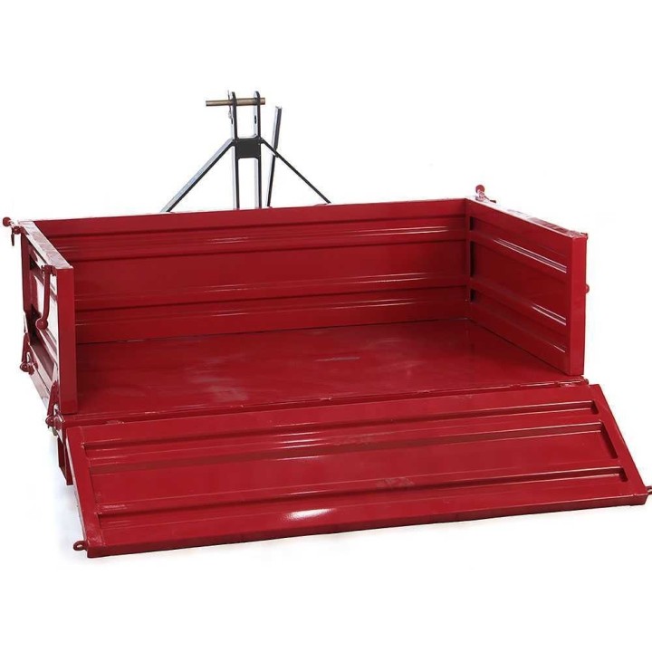 GeoTech TRP 160 kippaava kuljetuslava traktoriin, 600 kg, 160 cm