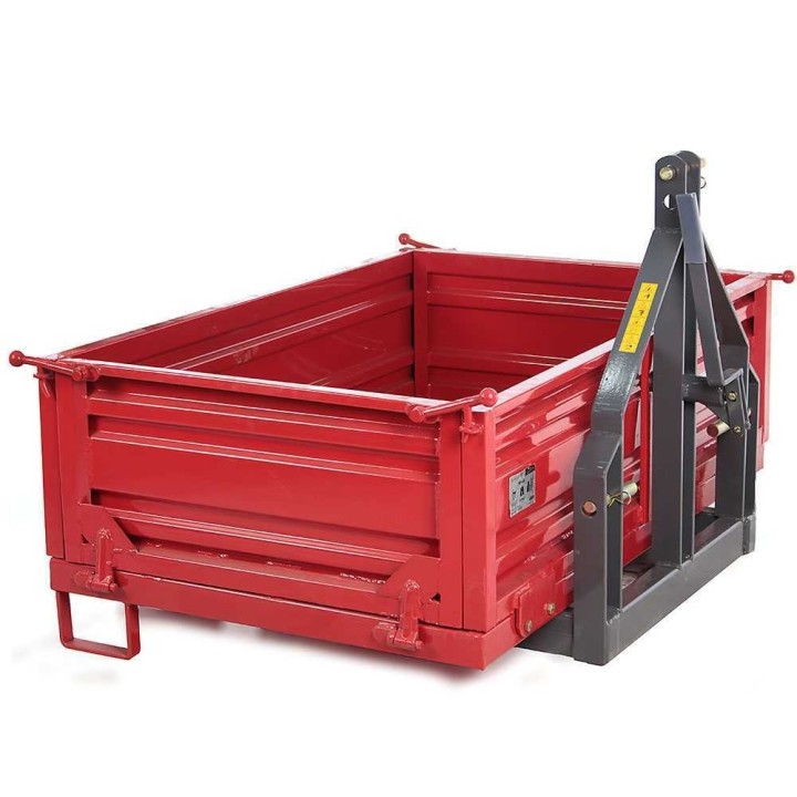 GeoTech TRP 160 kippaava kuljetuslava traktoriin, 600 kg, 160 cm