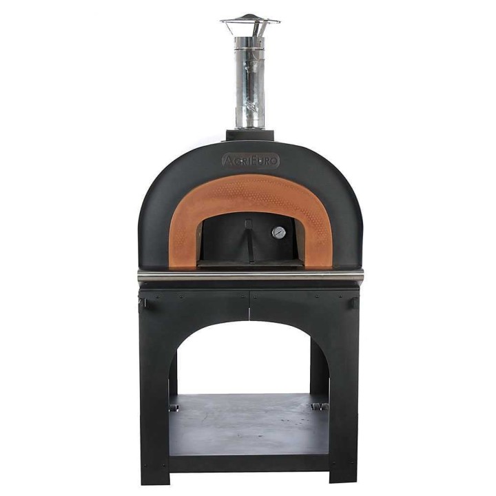 Cibus INOX 800 puulämmitteinen ulkouuni, 5 pizzaa, Ø 80 cm