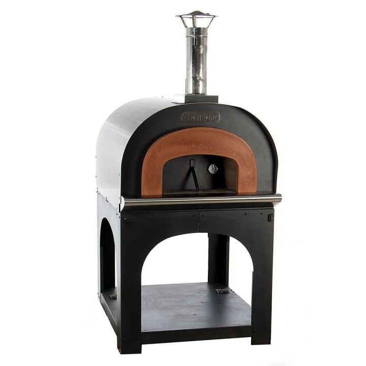 Cibus INOX 800 puulämmitteinen ulkouuni, 5 pizzaa, Ø 80 cm