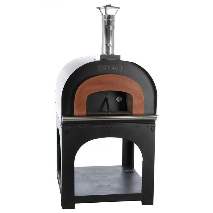 Cibus INOX 800 puulämmitteinen ulkouuni, 5 pizzaa, Ø 80 cm