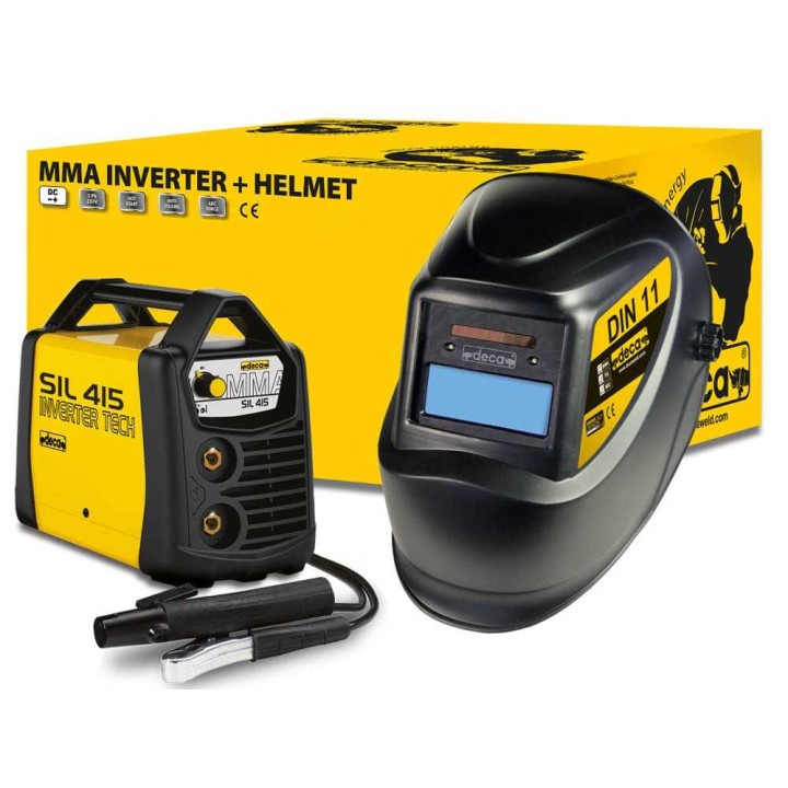 Deca SIL 415 invertterihitsauskone MMA/TIG, 10–150 A, 230 V, DIN 11 -maski