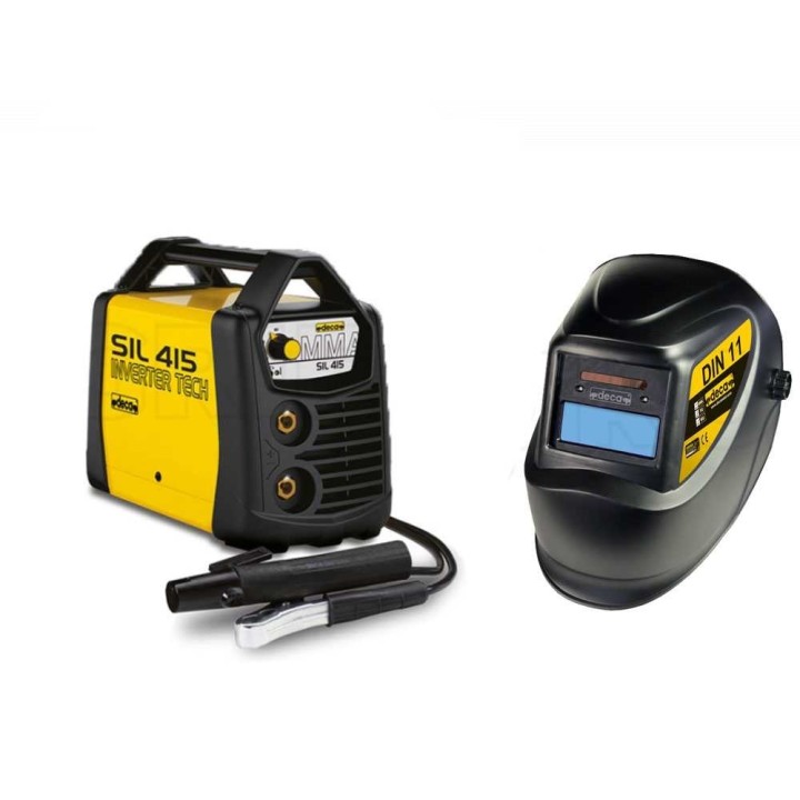 Deca SIL 415 invertterihitsauskone MMA/TIG, 10–150 A, 230 V, DIN 11 -maski