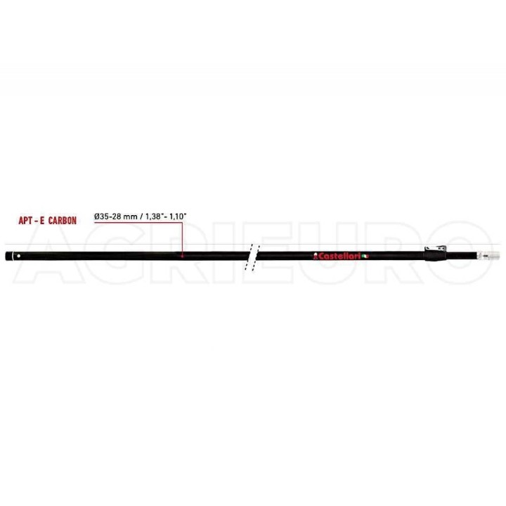 Castellari APT 100 E CARBON teleskooppinen paineilmajatkovarsi, 100–150 cm