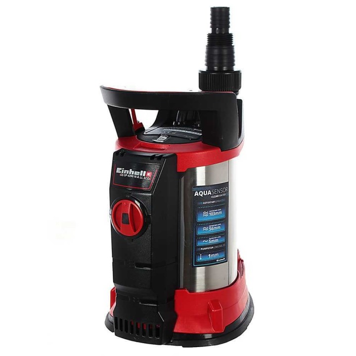 Einhell GE-SP 4390 N A-LL ECO uppopumppu puhtaalle vedelle, 430 W, Aquasensor