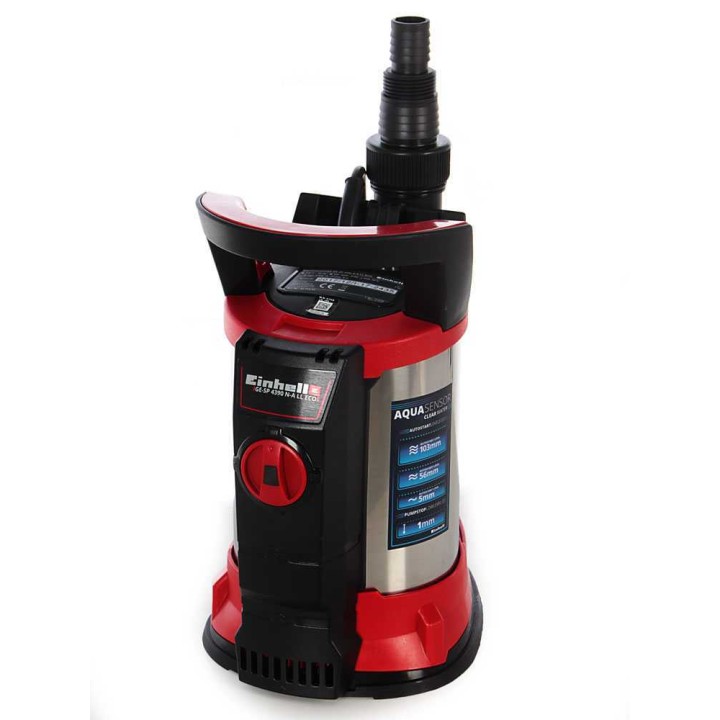 Einhell GE-SP 4390 N A-LL ECO uppopumppu puhtaalle vedelle, 430 W, Aquasensor