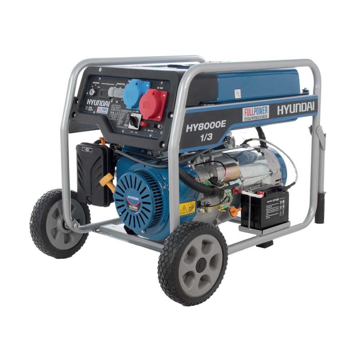 Hyundai Dynamic PT8500DV bensiinigeneraattori, 8,5 kW, AVR