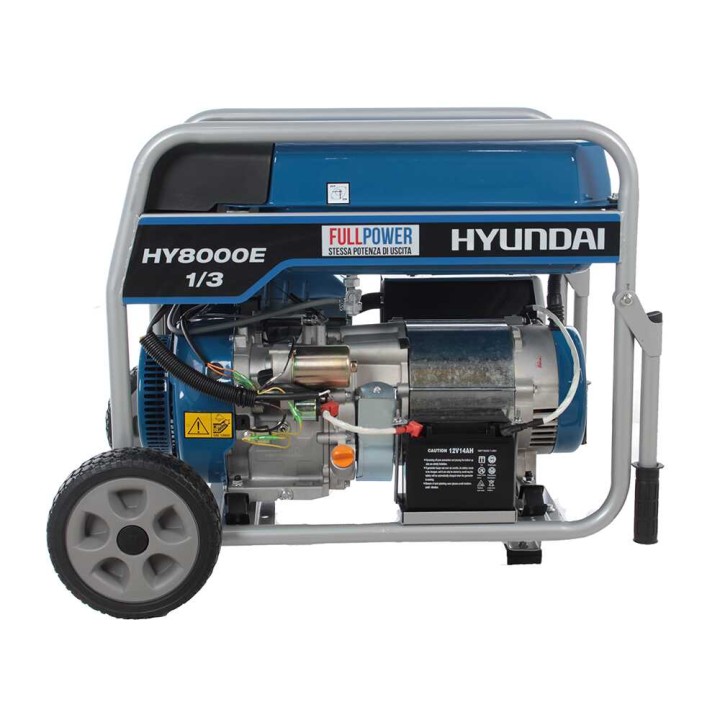 Hyundai Dynamic PT8500DV bensiinigeneraattori, 8,5 kW, AVR