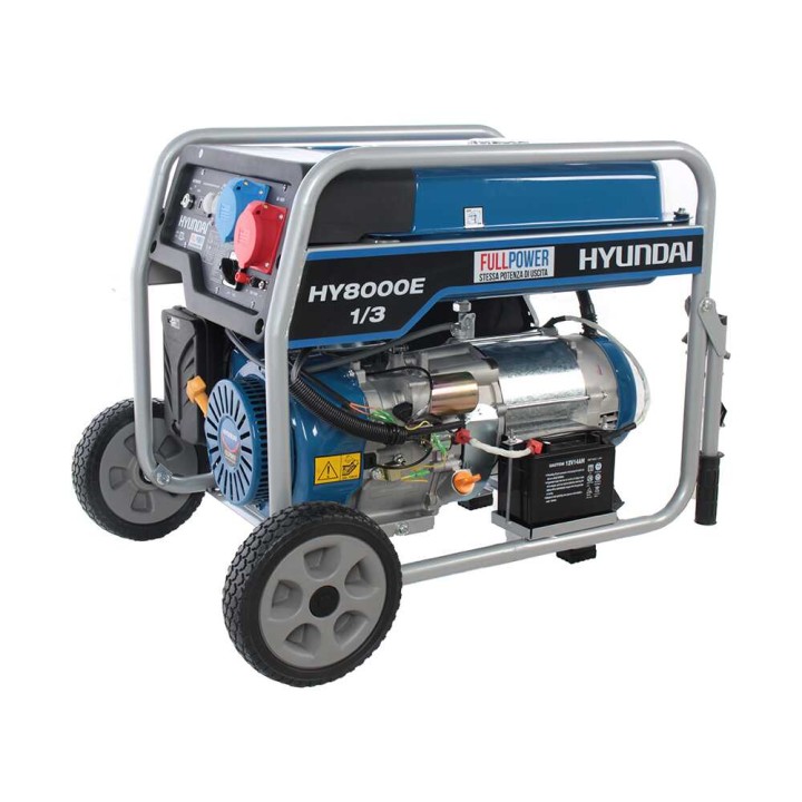 Hyundai Dynamic PT8500DV bensiinigeneraattori, 8,5 kW, AVR