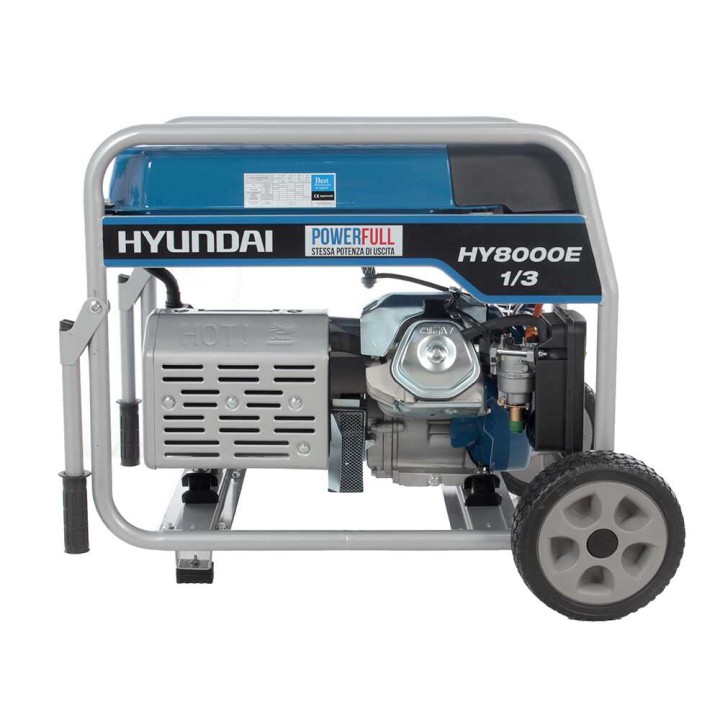 Hyundai Dynamic PT8500DV bensiinigeneraattori, 8,5 kW, AVR