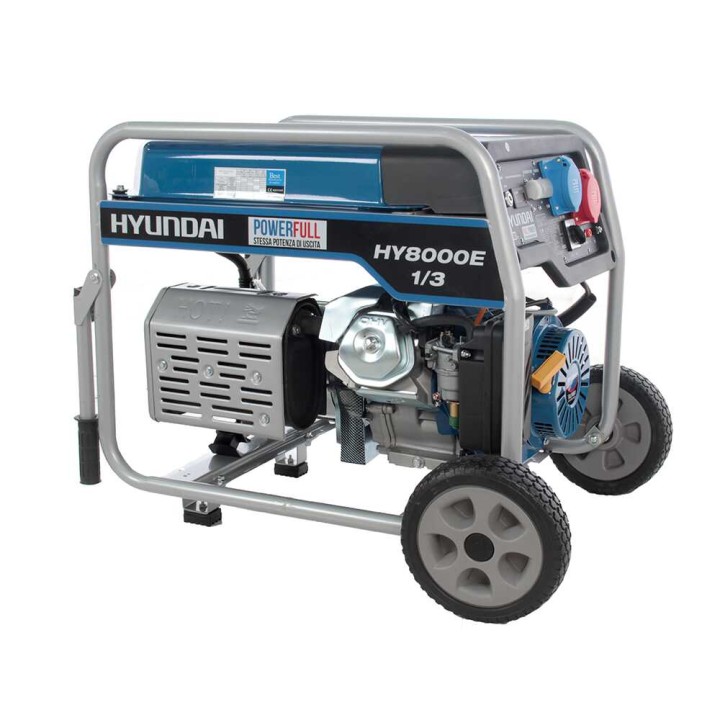 Hyundai Dynamic PT8500DV bensiinigeneraattori, 8,5 kW, AVR