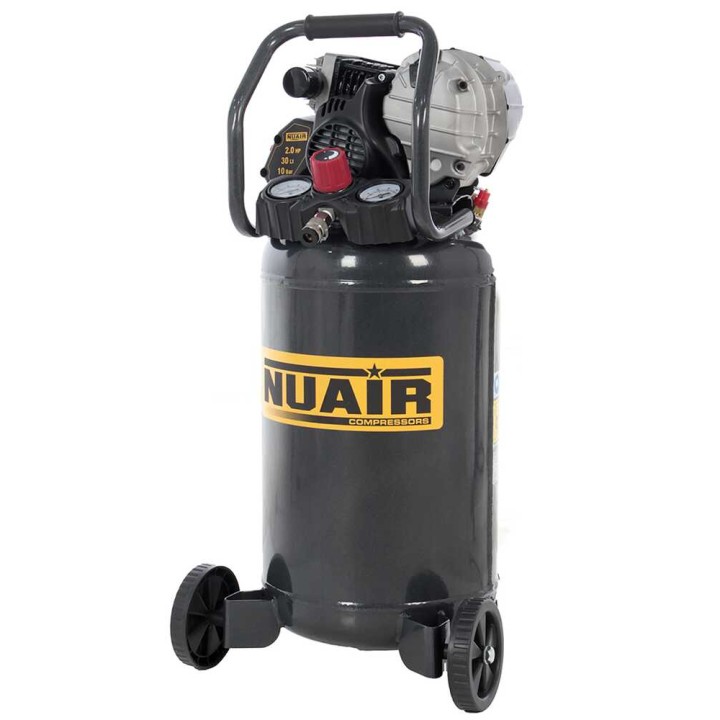 Nuair FU 227/10/30V sähkökompressori, 2 HP, 30 l, 10 bar