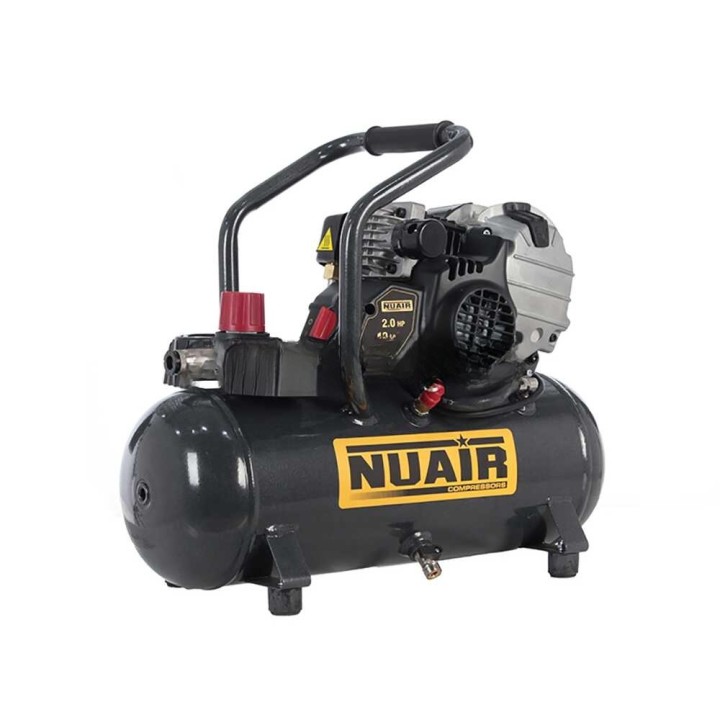 Nuair FU 227/10/12 sähkökompressori, 2 HP, 12 l, 10 bar, 230 V