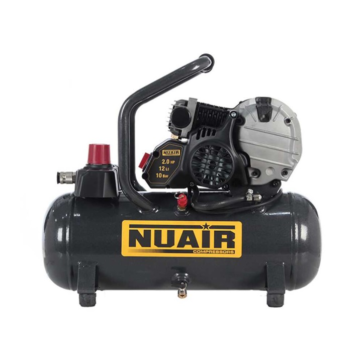 Nuair FU 227/10/12 sähkökompressori, 2 HP, 12 l, 10 bar, 230 V