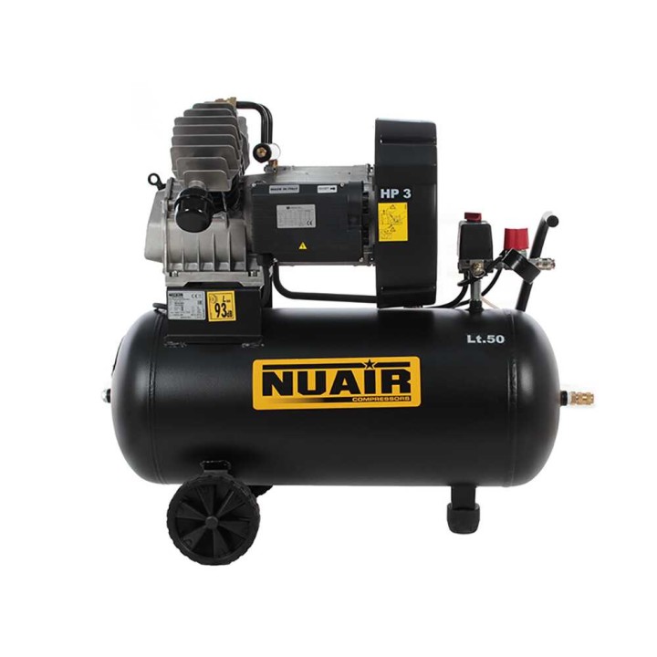 Nuair GVM/50 sähkökompressori, 3 HP, 50 l, 10 bar