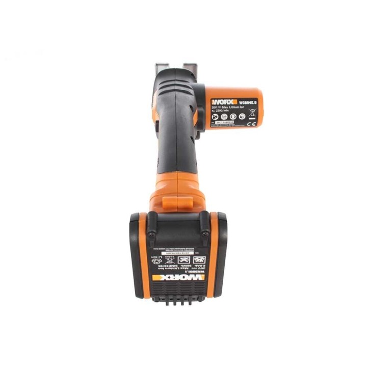 Worx WG894E akkusaha, 20 V, 2 Ah, 15 cm terä
