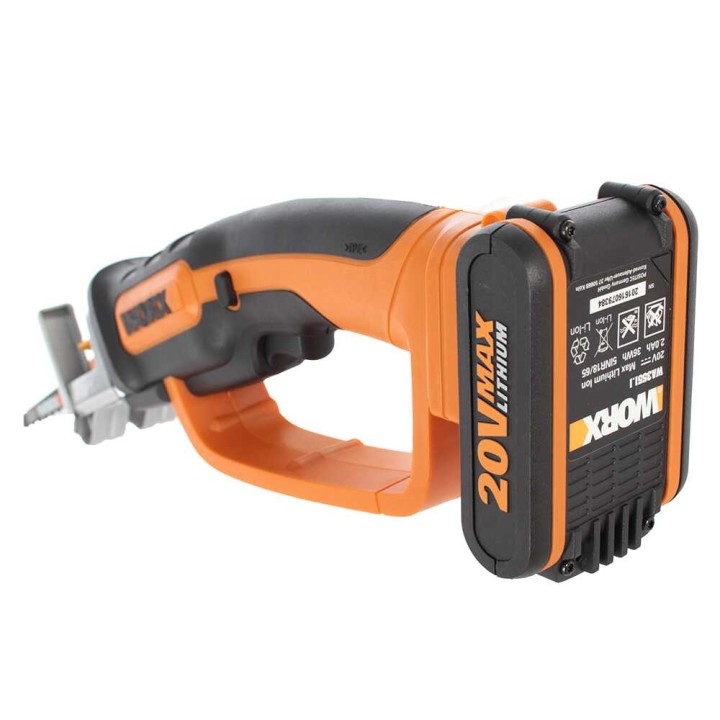 Worx WG894E akkusaha, 20 V, 2 Ah, 15 cm terä