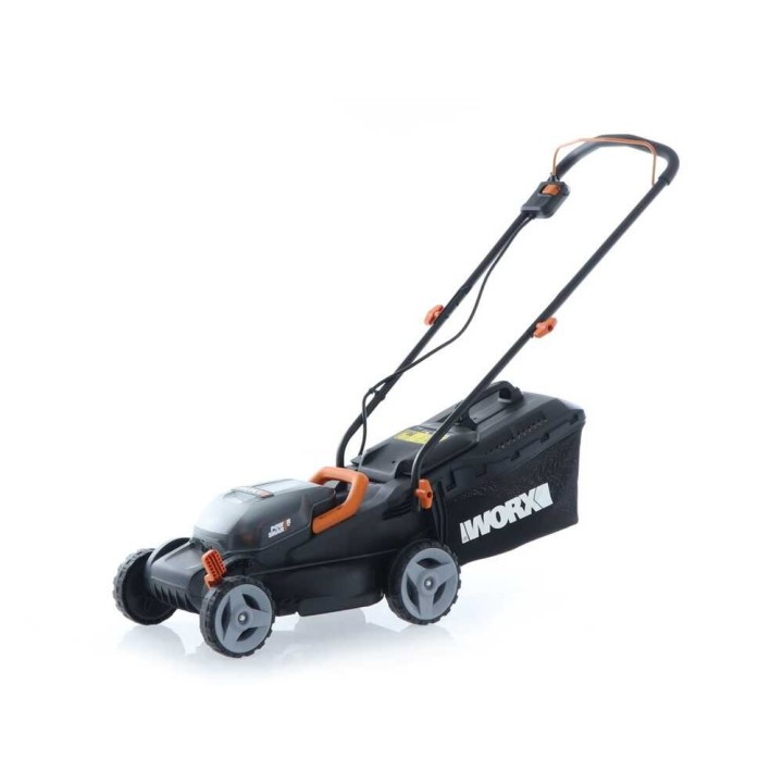 Worx WG779E akkuruohonleikkuri, 40 V, 34 cm, 2 akkua 2,5 Ah