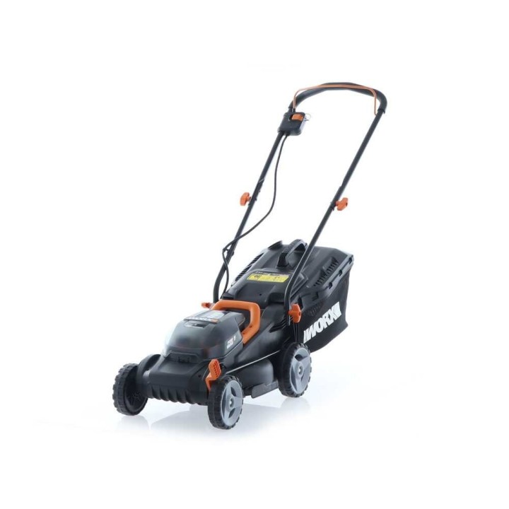 Worx WG779E akkuruohonleikkuri, 40 V, 34 cm, 2 akkua 2,5 Ah