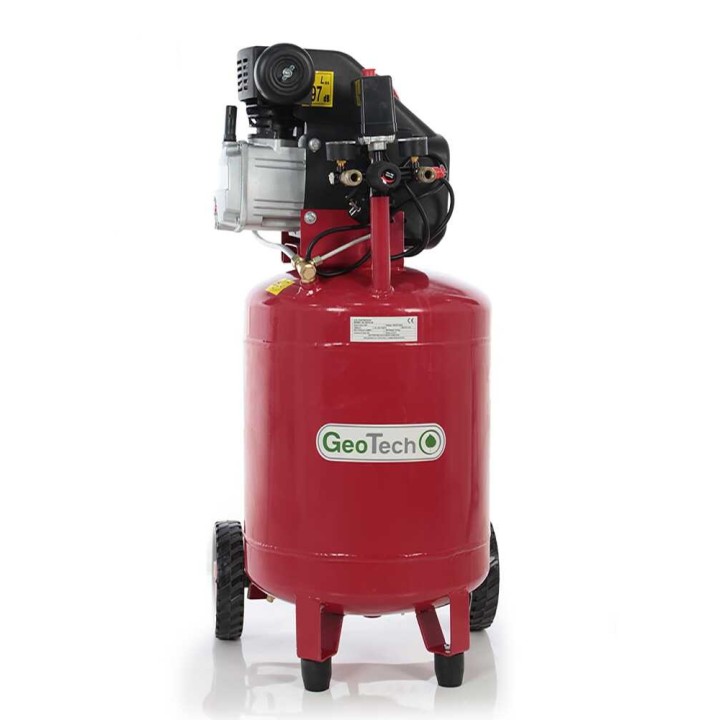 GeoTech AC50V-8-20 pystysuora sähkökompressori, 2 HP, 50 l, 8 bar