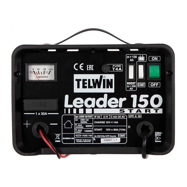 Telwin Leader 150 akkulaturi ja käynnistin, 12 V, 25–250 Ah