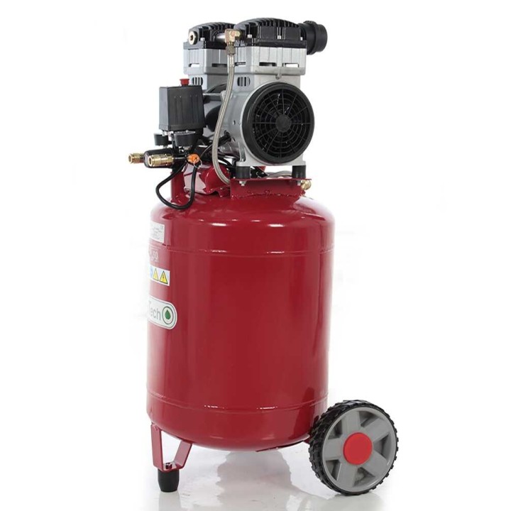 GeoTech S-AC50V-10-15C öljytön kompressori, 1,5 HP, 50 l, 10 bar