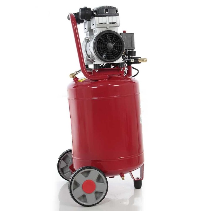 GeoTech S-AC50V-10-15C öljytön kompressori, 1,5 HP, 50 l, 10 bar