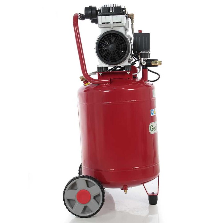 GeoTech S-AC50V-10-15C öljytön kompressori, 1,5 HP, 50 l, 10 bar