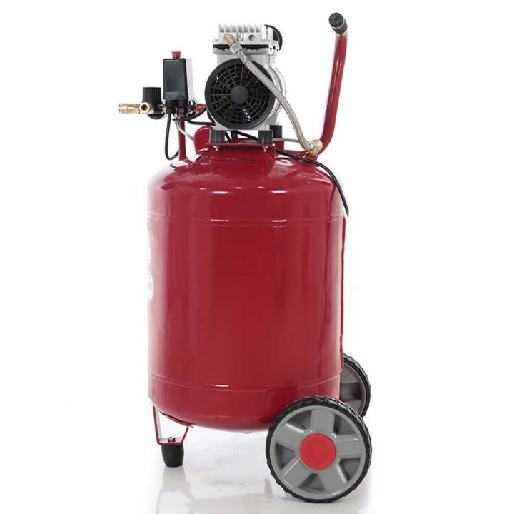 GeoTech S-AC50V-8-10 öljytön pystymallinen kompressori, 1 HP, 50 l, 8 bar