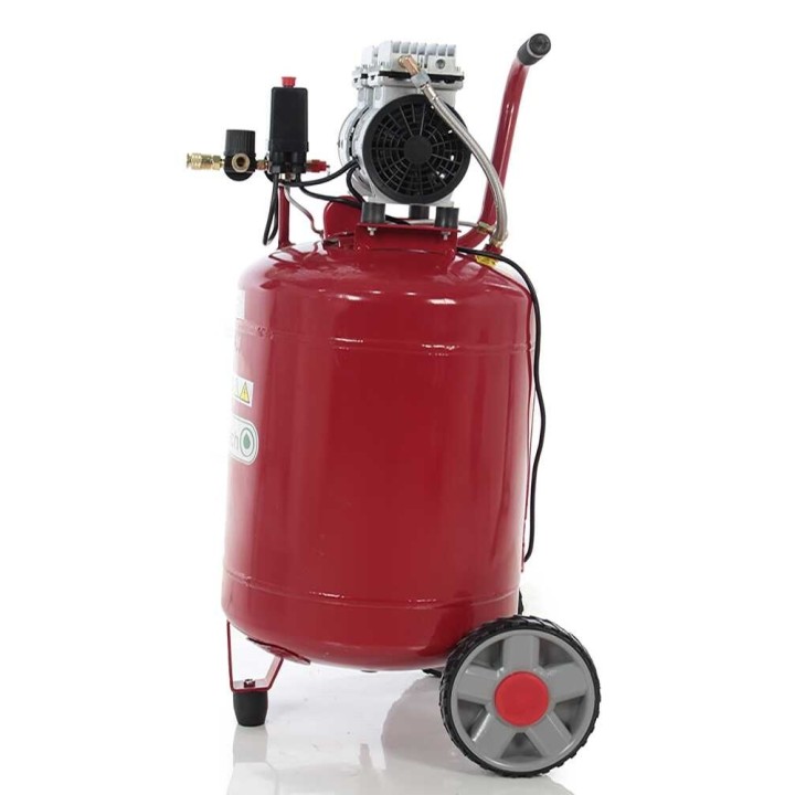 GeoTech S-AC50V-8-10 öljytön pystymallinen kompressori, 1 HP, 50 l, 8 bar