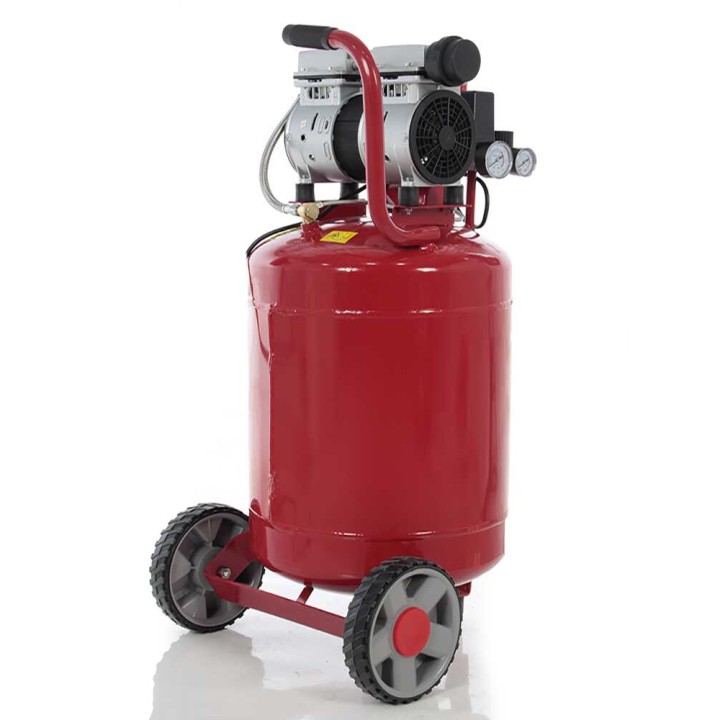 GeoTech S-AC50V-8-10 öljytön pystymallinen kompressori, 1 HP, 50 l, 8 bar