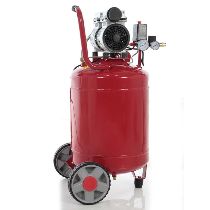 GeoTech S-AC50V-8-10 öljytön pystymallinen kompressori, 1 HP, 50 l, 8 bar