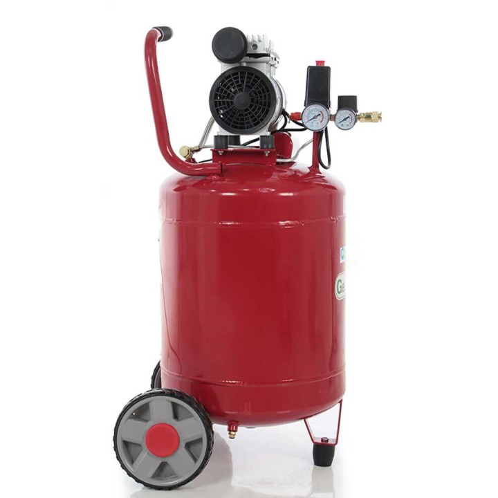 GeoTech S-AC50V-8-10 öljytön pystymallinen kompressori, 1 HP, 50 l, 8 bar
