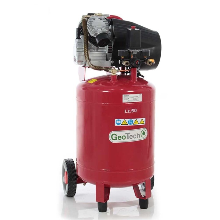 GeoTech AC50V-10-30VC pystyasentoinen kompressori, 3 HP, 50 l, 10 bar
