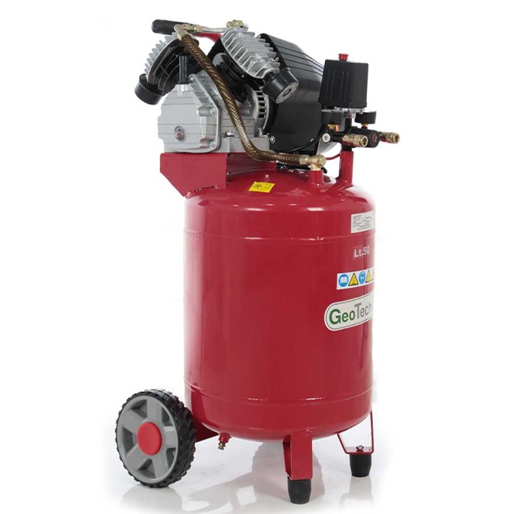 GeoTech AC50V-10-30VC pystyasentoinen kompressori, 3 HP, 50 l, 10 bar