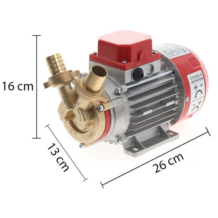 Rover Marina 25 siirtopumppu, pronssi, 0,6 HP, 24 V, 50 l/min