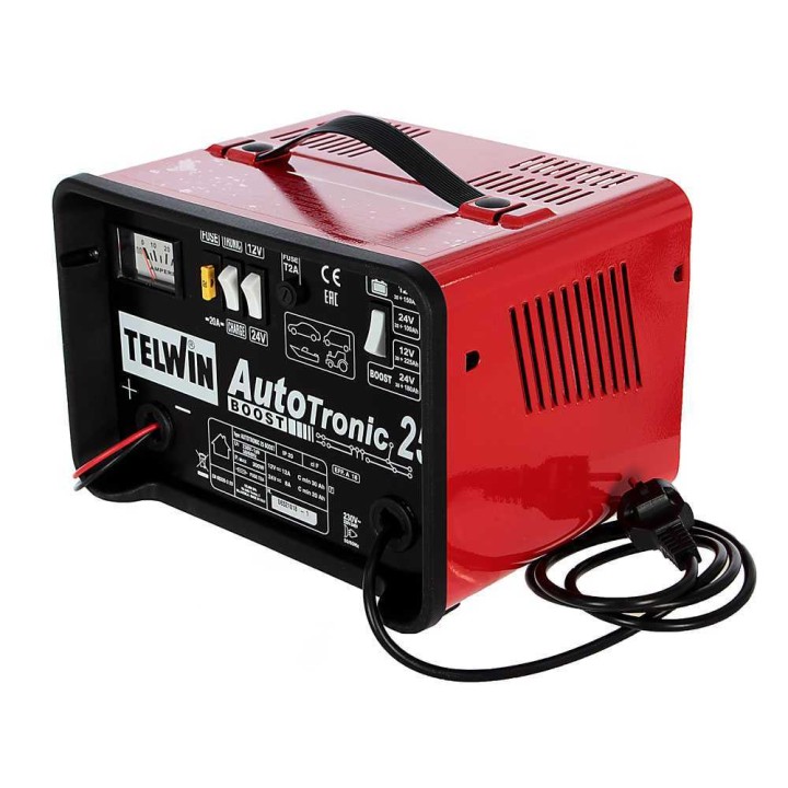 Telwin Autotronic 25 Boost akkulaturi ja ylläpitolaturi, 12/24 V, 300 W