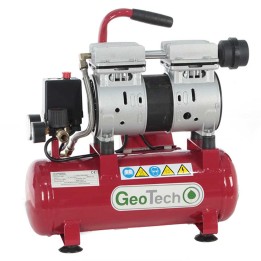 GeoTech S AC 9 8 07 hiljainen öljytön kompressori 0 7 HP 8 l 8 bar