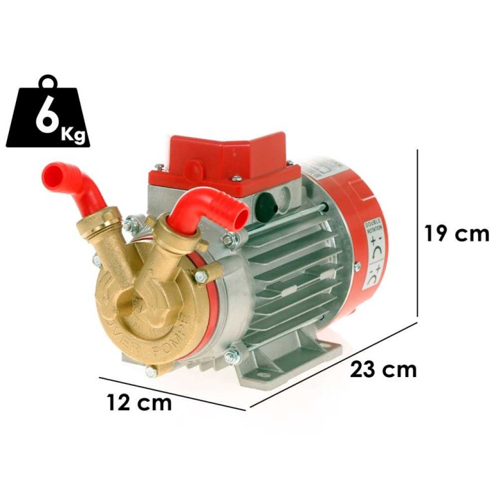 Rover Marina 20 sähköinen siirtopumppu, pronssi, 24 V, 33 l/min
