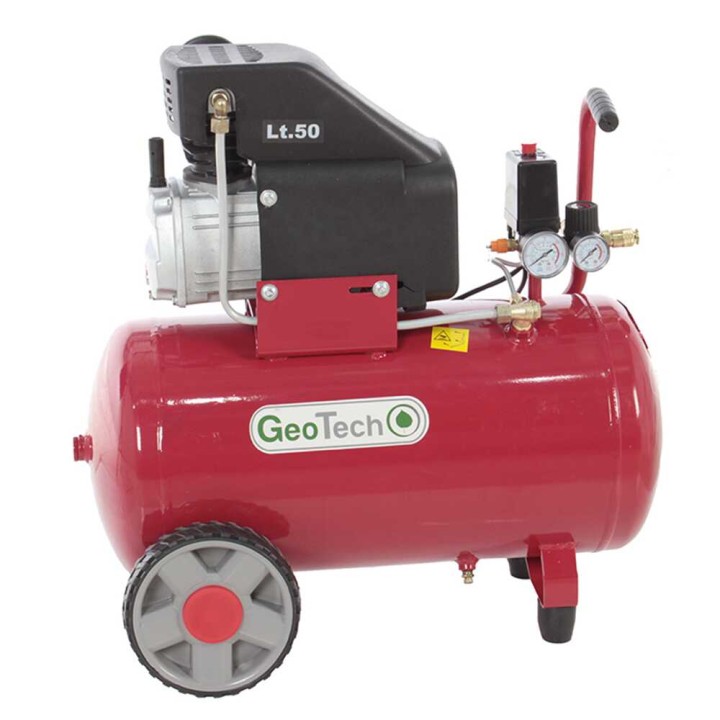 GeoTech AC 50 10 25C sähkökompressori 50 l 2 5 HP 10 bar 230 V
