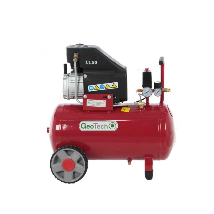 GeoTech AC 50-10-25C sähkökompressori, 50 l, 2,5 HP, 10 bar, 230 V