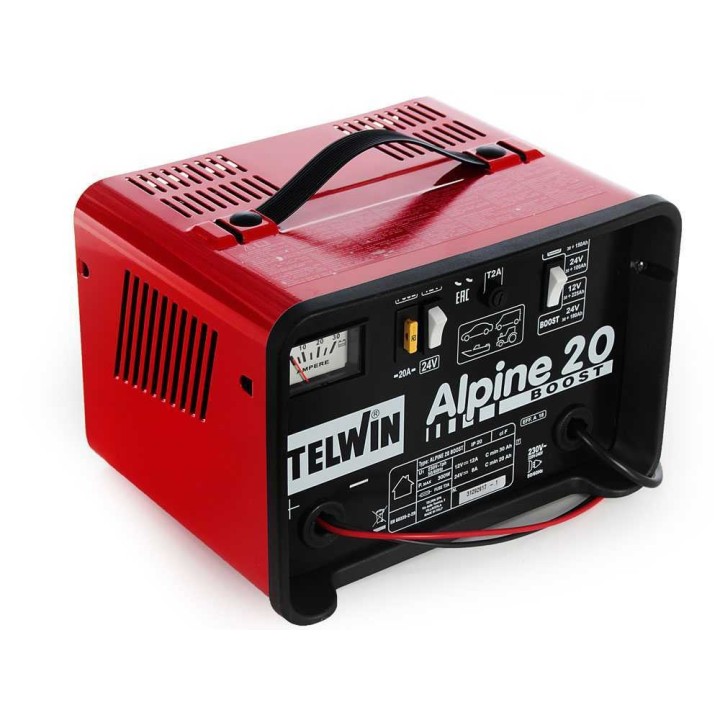 Telwin Alpine 20 Boost -akkulaturi, 12/24 V, 300 W, WET-akuille