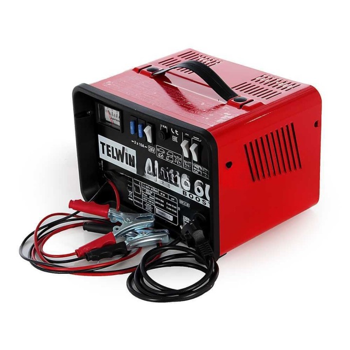 Telwin Alpine 30 Boost -akkulaturi, 800 W, 12/24 V, 15–400 Ah